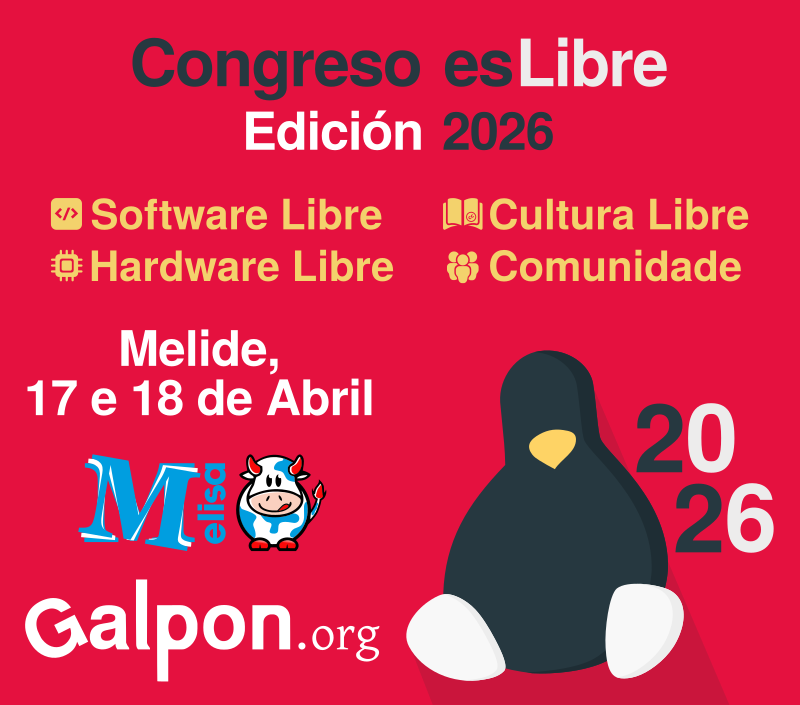 esLibre 2026: Inscrición no congreso